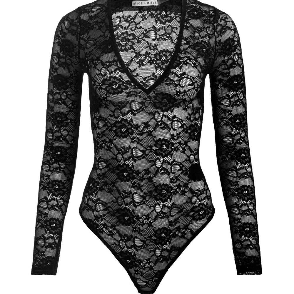 NWT Teagan Lace Bodysuit, Size L - Picture 2 of 4